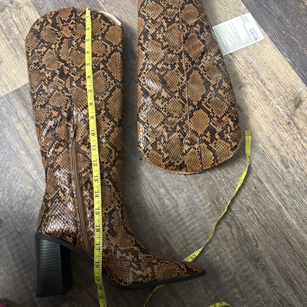 The Drop Women's Cassandra Knee-high Western Boot Overknee, NWT size 8 - Picture 11 of 13